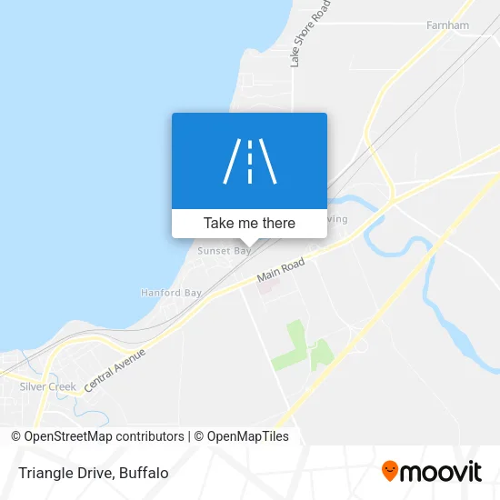 Triangle Drive map