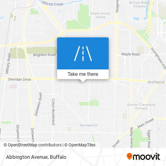 Abbington Avenue map