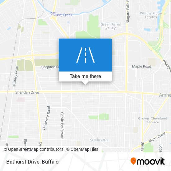 Mapa de Bathurst Drive