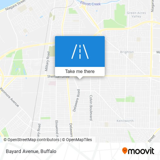 Bayard Avenue map