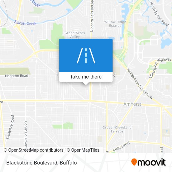 Mapa de Blackstone Boulevard
