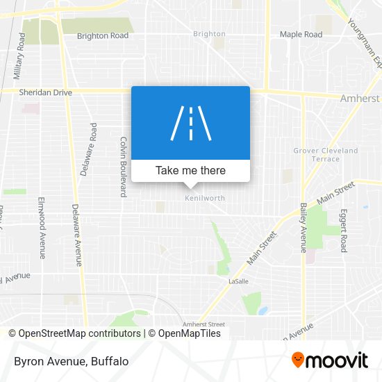 Mapa de Byron Avenue