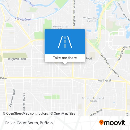 Mapa de Calvin Court South