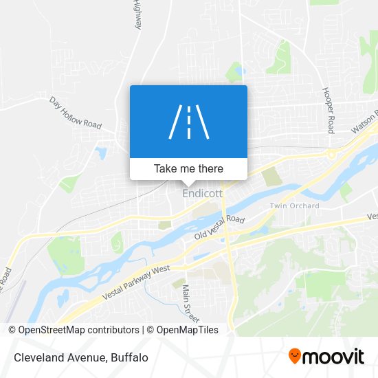 Cleveland Avenue map