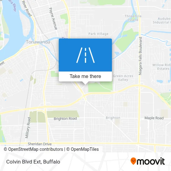 Colvin Blvd Ext map