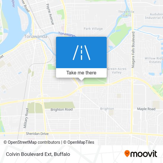 Colvin Boulevard Ext map