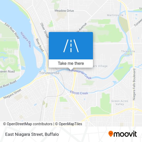 East Niagara Street map