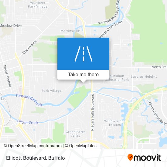 Mapa de Ellicott Boulevard