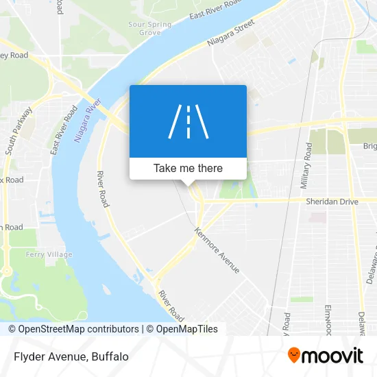 Flyder Avenue map