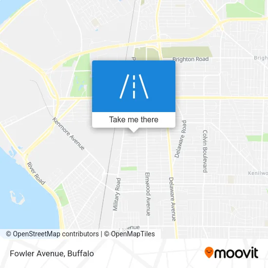 Fowler Avenue map