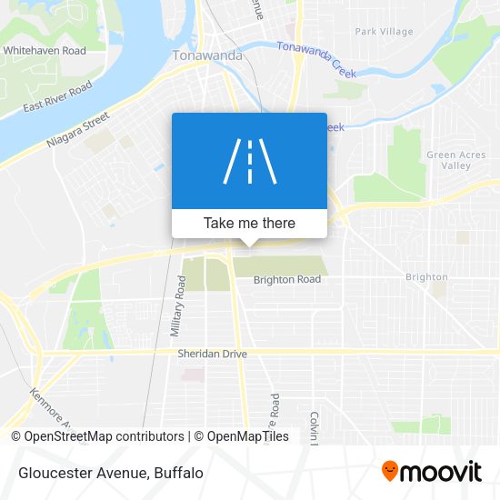 Mapa de Gloucester Avenue