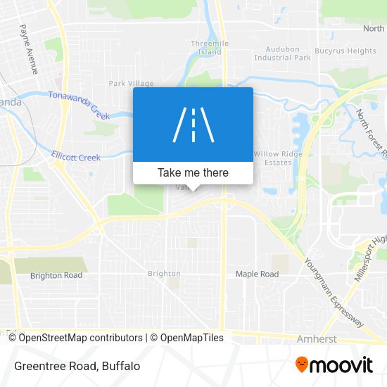 Mapa de Greentree Road