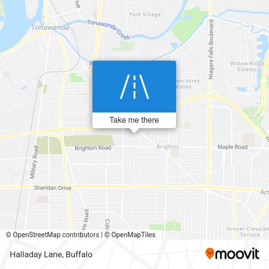 Mapa de Halladay Lane