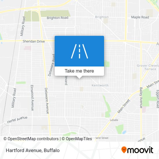 Mapa de Hartford Avenue