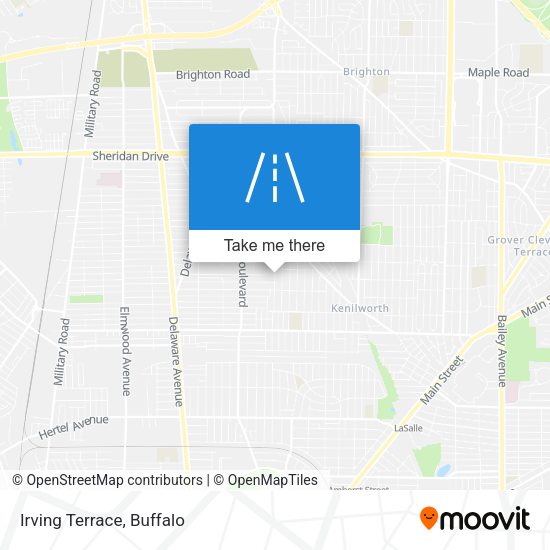 Mapa de Irving Terrace