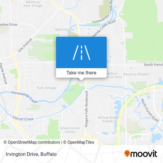 Mapa de Irvington Drive