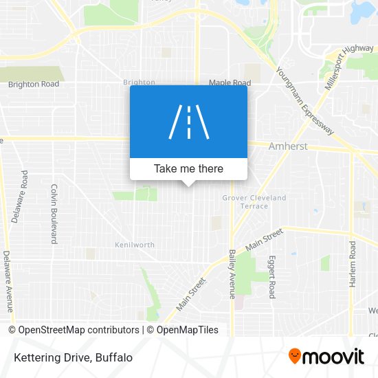 Kettering Drive map