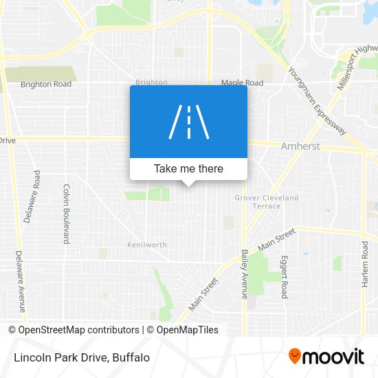 Mapa de Lincoln Park Drive