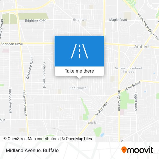 Mapa de Midland Avenue