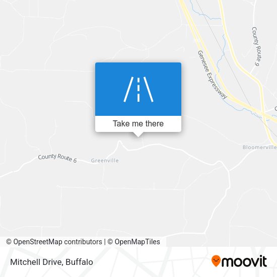 Mapa de Mitchell Drive