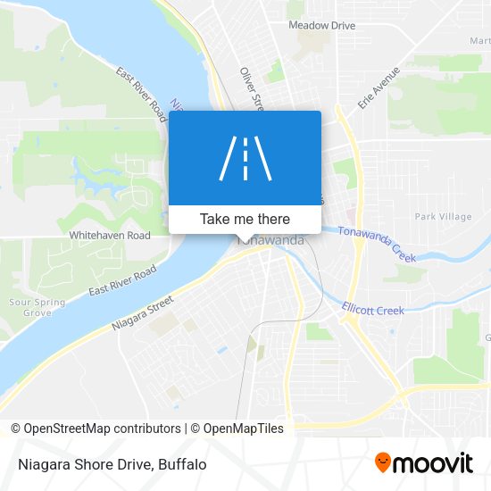 Niagara Shore Drive map