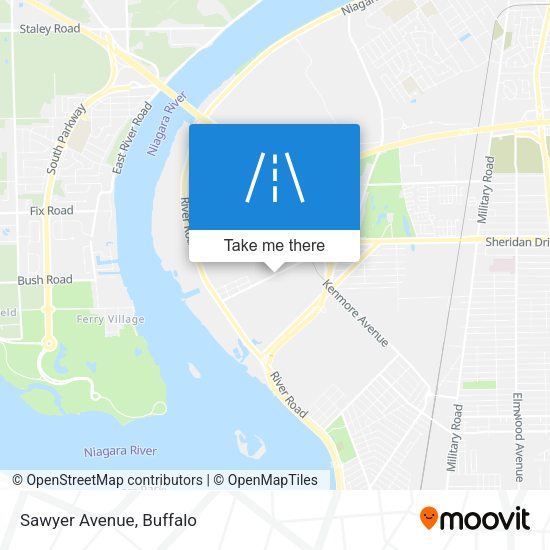 Mapa de Sawyer Avenue