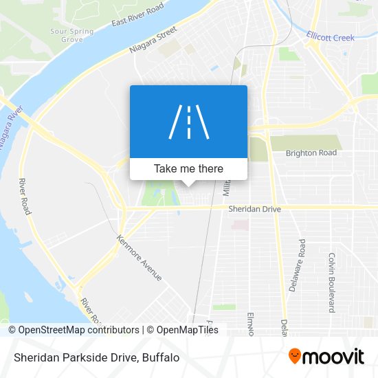 Sheridan Parkside Drive map