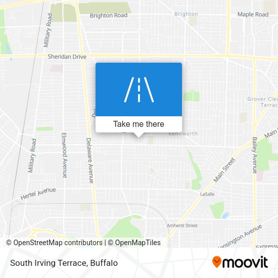 Mapa de South Irving Terrace
