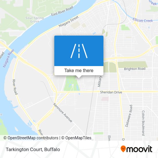 Mapa de Tarkington Court