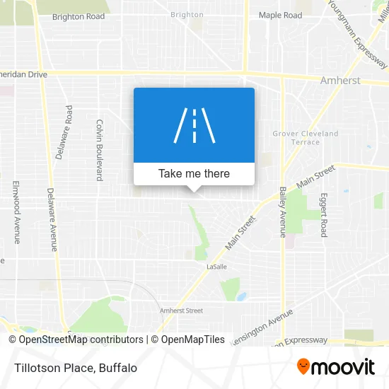 Tillotson Place map