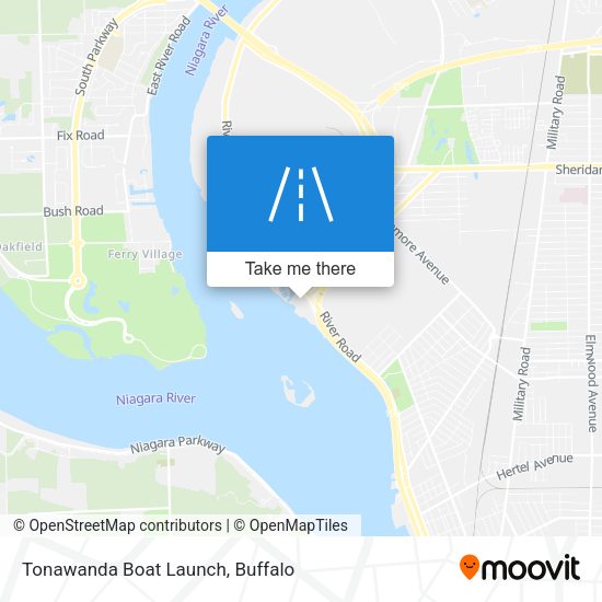 Mapa de Tonawanda Boat Launch