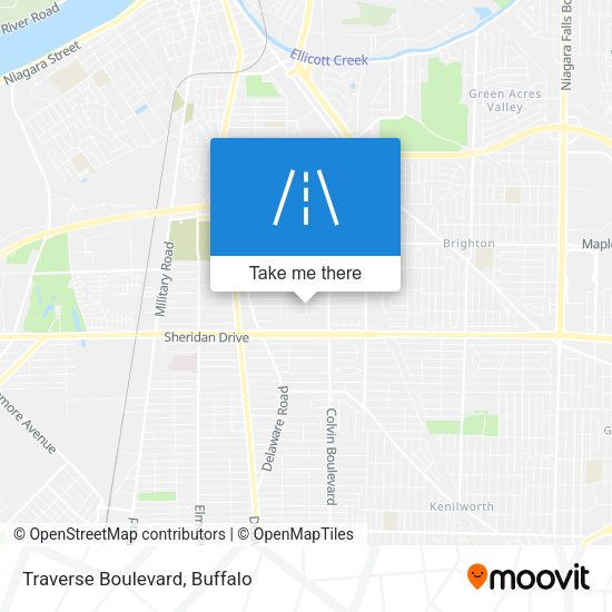 Traverse Boulevard map