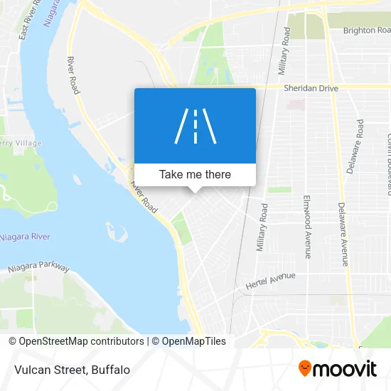 Vulcan Street map