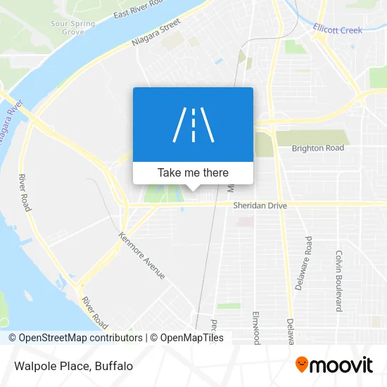 Walpole Place map