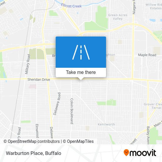 Mapa de Warburton Place