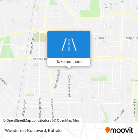 Woodcrest Boulevard map