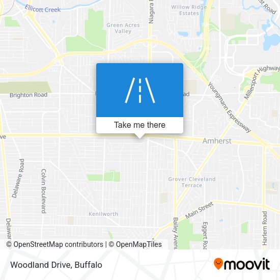 Mapa de Woodland Drive