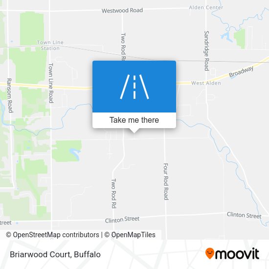 Mapa de Briarwood Court