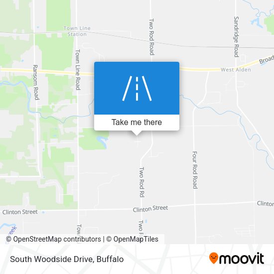 Mapa de South Woodside Drive