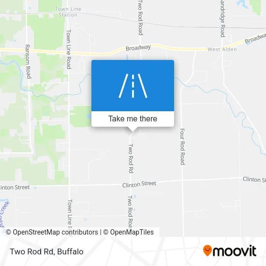 Two Rod Rd map