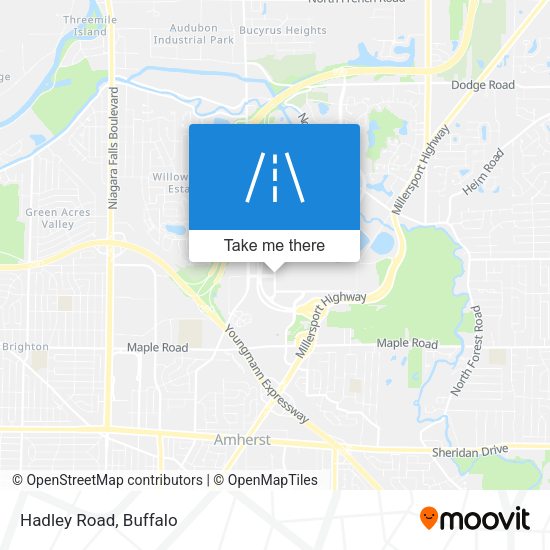 Mapa de Hadley Road