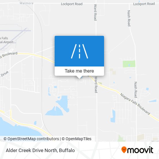 Mapa de Alder Creek Drive North