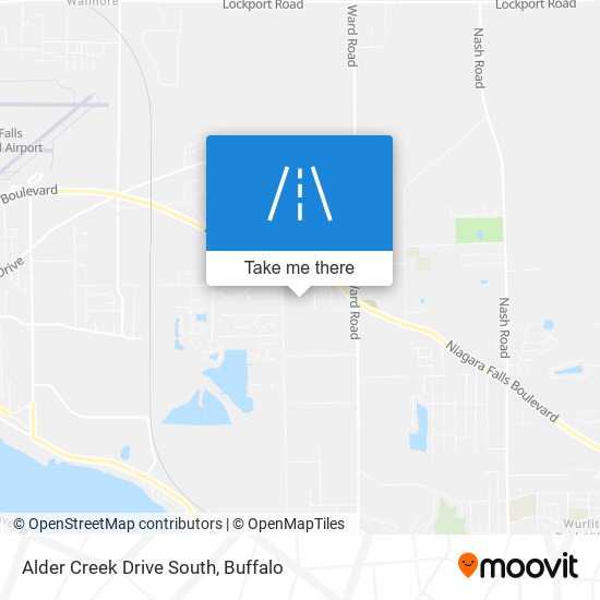 Mapa de Alder Creek Drive South
