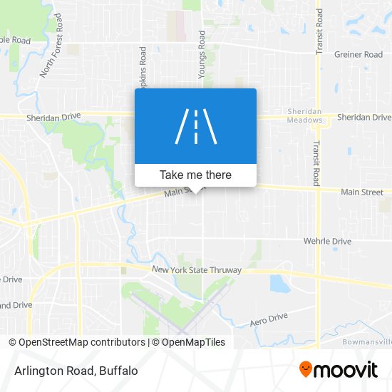 Mapa de Arlington Road