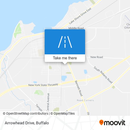 Mapa de Arrowhead Drive