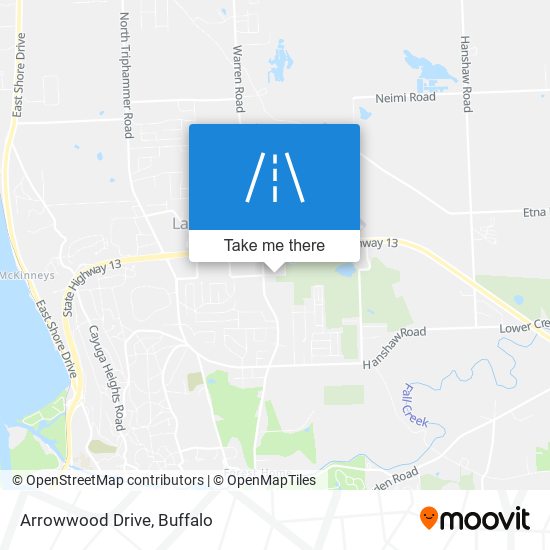 Mapa de Arrowwood Drive