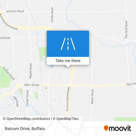 Balcom Drive map