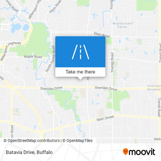 Mapa de Batavia Drive