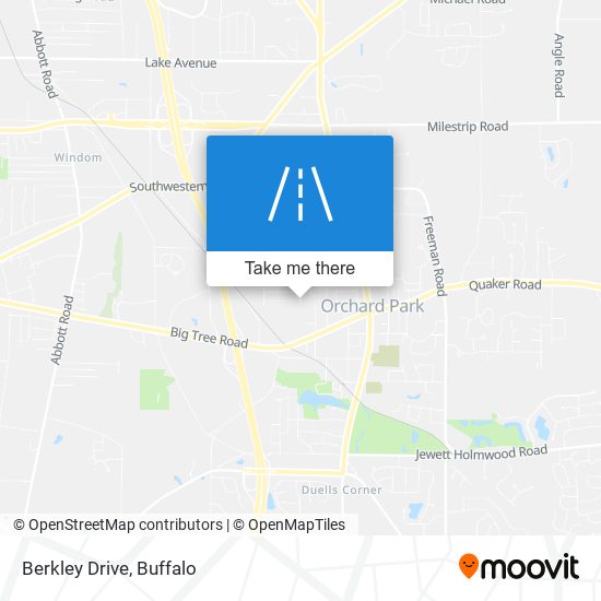 Berkley Drive map