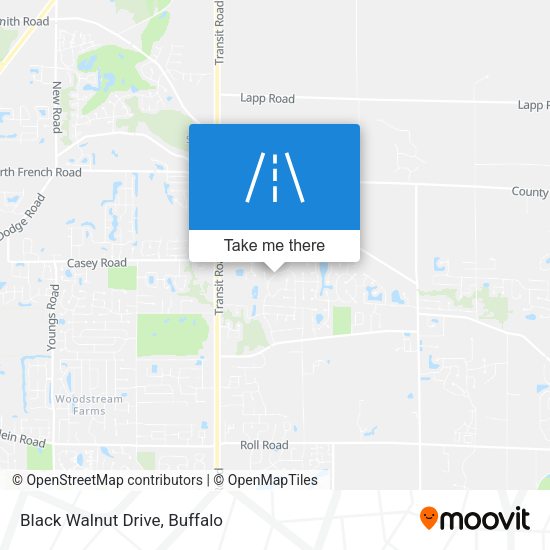 Mapa de Black Walnut Drive